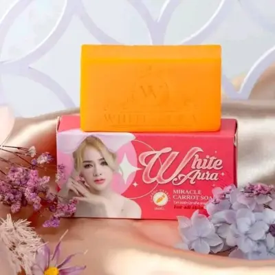 White Aura Miracle Carrot Soap (160g)